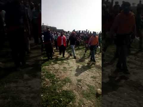 बीकर में खेसारी लाल फिल्म आशिकी की शूटिंग के लिए पहुंचे