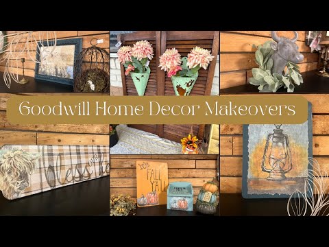 Goodwill Thrift Flips/Home Decor Thrift Flips using Sonnet's Curated Makers Box