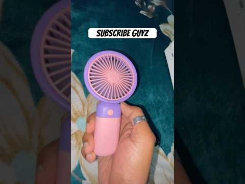 Mini Handheld Fan 😍 #unboxing #odiavlog #vlog