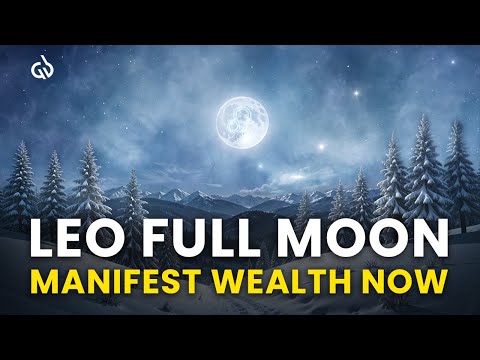 Full Moon In Leo (Snow Moon): Manifestation Frequency for Wealth & Abundance