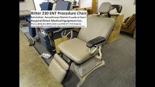Ritter 230 ENT Procedure Chair