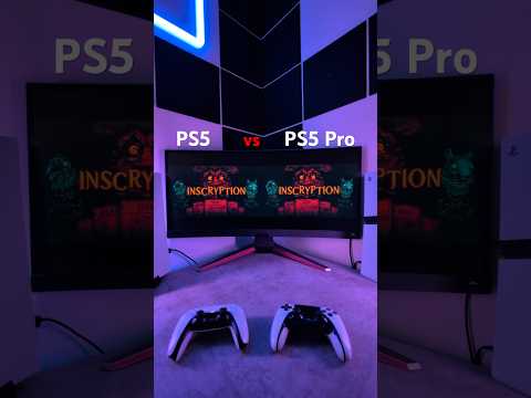 PS5 Pro vs PS5 Inscryption Boot Up Test