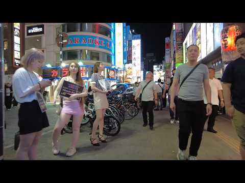 Night Walk in Tokyo Japan Tour, Relaxing Walking in Shinjuku Kabukicho Travel 夜の新宿歌舞伎町をお散歩！東京の人気繁華街！