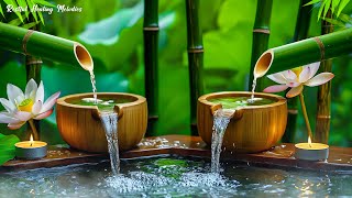 Healing Sleep Music, Beautiful Peaceful, Calm Music, Meditation, Nature Sounds, Bamboo Water Sounds
