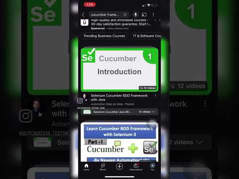 Cucumber framework #seleniumwithjava #seleniumtesting #softwaretesting #testing #selenium