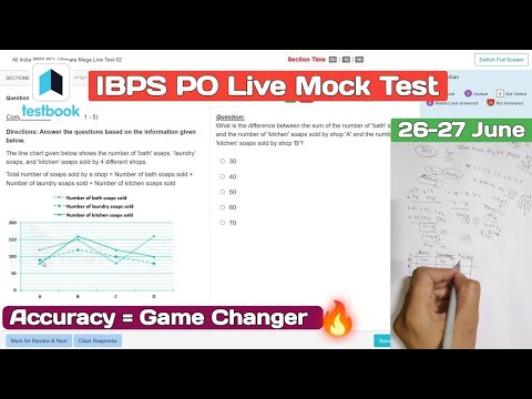 🎯Testbook IBPS PO Live Mock 28 June📚✍️|Share Score 📝|How to Attempt Mock 🗒, #mocksolution #testbook