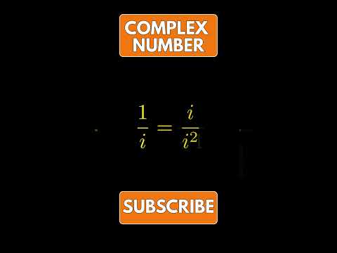 COMPLEX NUMBER Tricky! | Solve in 5 Sec | #mathsolympiadpreparation #maths #mathburst #tricks