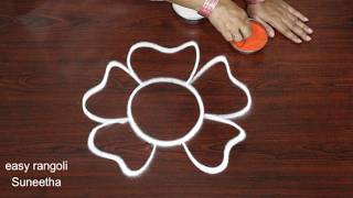 Ugadi rangoli and kolam designs🌸simple Ugadi muggulu🌸easy Ugadi rangoli designs