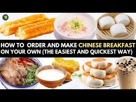 Making and Ordering Yummy Chinese breakfast on your own(the easiest and quickest way)手作り中華風朝ごはん