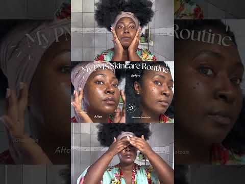 My PMS Skincare Routine🧖🏾‍♀️ Full vlog is live!✨ #glassskin #texturedskin #TanelleIrene