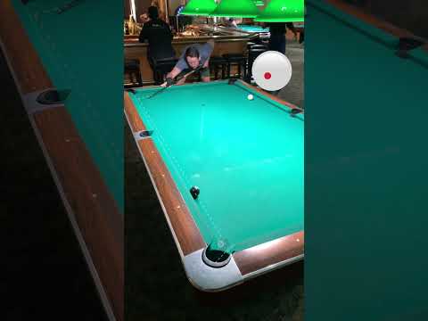 Sharp 🎱ball billiards cut shot #shorts