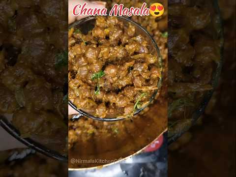 🌶️ Spicy Chana Masala Without Onion Garlic | Satvik Chole Masala🍲✨#shorts #nooniongarlic #chatpata