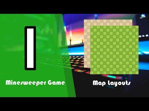 Minesweeper Game (Part 1 - Creating Layout) [Python - Pygame]