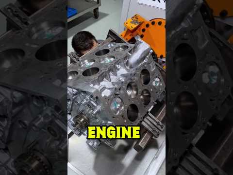 Internal combustion with twelve cylinders | #engine #machine #car #shorts #foryou