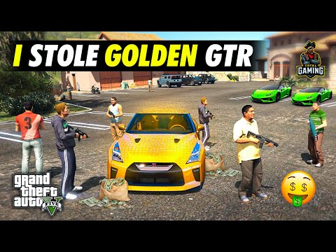 I STOLE GOLDEN NISSAN GTR | GTA 5 CRIMINAL CITY PART 1