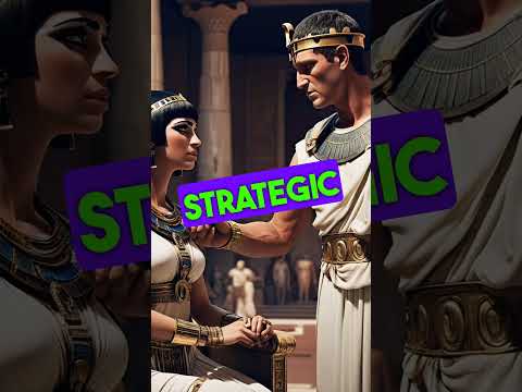 Unveiling Passion & Politics: Cleopatra and Caesar's Romance 🏛️💕 #podcast #60secondspodcast