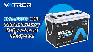 300Ah Performance in a Compact Case! Vatrer 12.8V 300Ah LiFePO4 Battery with Self-Heating Review