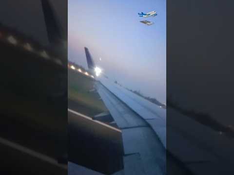 Aeroplane flying