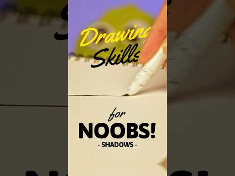 Drawing Shadows For Noobs #art #drawingtutorial #howtodraw #drawing #easydrawing  #artshorts