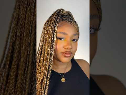 Obsessed w/ my knotless braids😍#braidhairstyles #knotlessbraids #protectivestyles #braids #hair