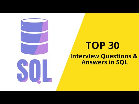Top 30 SQL Interview questions and  answers - 2023