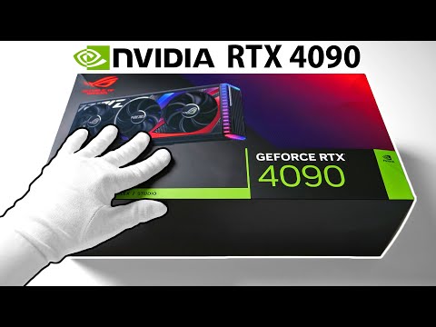 The NVIDIA RTX 4090 Unboxing - A MASSIVE GPU! (3x)