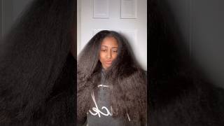 first ✨BLOWOUT✨ then PROTECTIVE STYLE #naturalhair #protectivestyles #shorts