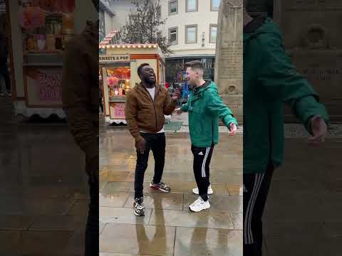 Mc A1 on the street of london! Asking Londoners to speak igbo ! A must watch