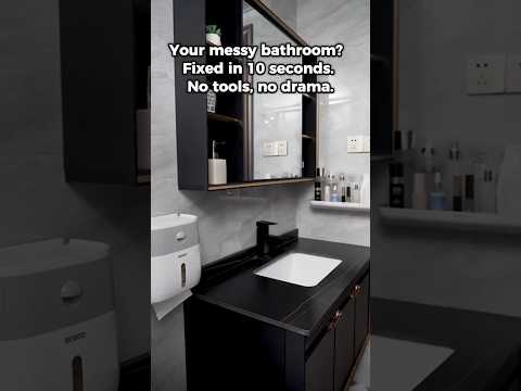 “Wall-Mounted Toothbrush Holder with Cups 🪥✨ | Smart Bathroom Organizer 2025” #shorts