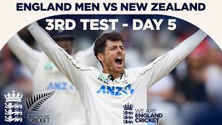 Santner & Smith Wickets Seals Series | Highlights - England v New Zealand Day 5 | Rothesay Test 2026