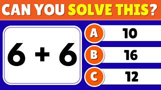 Are You Smart Enough for This Math Quiz? 🧠🔢 | 30 Math Questions Challenge