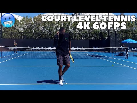 50+ Coldest Tennis Moments & Trickshots At Court-Level 🥶