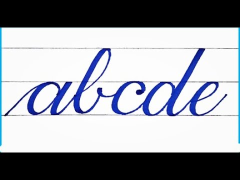capital and small alphabets with cut marker