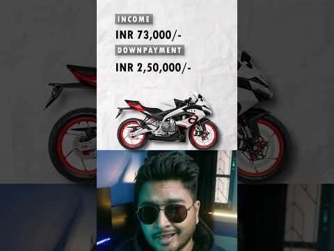 Aprilia RS 457 EMI 🔥 Income 73k #apriliars457 #aprilia