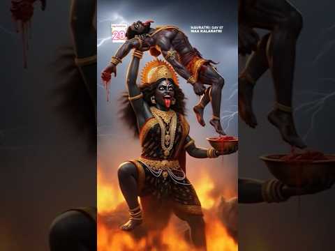Navratri 2025 | Maa Kalaratri Ki Katha & Status ! #navratri #short