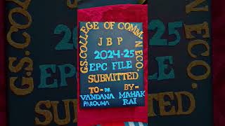 EPC file Ideas #epcfile #bed #bedfile #file #assignment #projectfiledecoration #portfolio #shorts