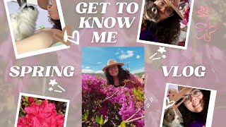 A Spring Vlog 🌸 Getting to Know Me (Music, Bunnies & Cozy Days)