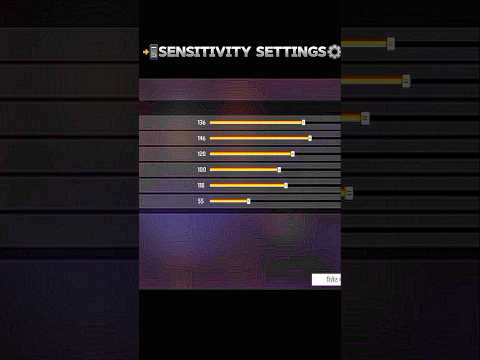 Training mouments sensitivity settings ⚙️ new tricks sensitivity 😱 only read 🖥️ #freefire #shorts