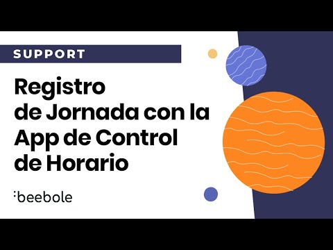 Registro de jornada con la app de control horario Beebole