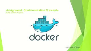 Docker Basics | Containerization Concepts Explained + Hands-On (Ubuntu 25.04) | presented by_Mariya
