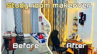Study table decoration ideas for home | aesthetic study table decor in indian| #study #roommakeover 