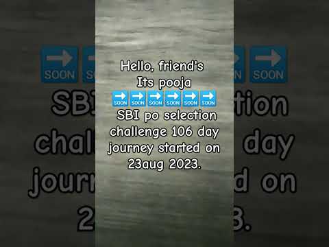 SBI PO my journey started on 23Aug 2023 #motivation #studytips  #inspirationalquotes #mymotivation