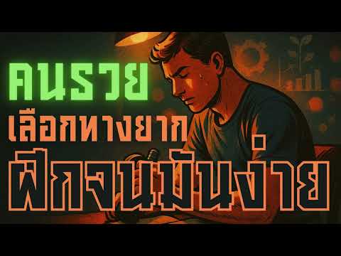 คนรวยไม่ได้หนีความยาก... แต่ฝึกมันจนง่าย