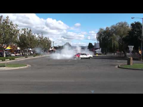 Boost Automotive Torana's burnout at Targa Tas 2013.