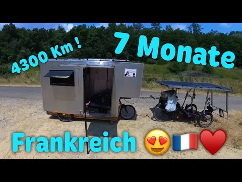 😍 Schleuse an Schleuse 😍 Wunderschöner Rhône Kanal 😍France Fahrradwohnwagen Bicycle Camper Fawowa