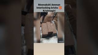 Mud interlocking bricks 🧱
