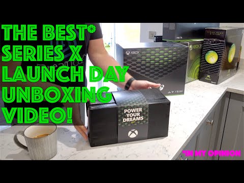 Xbox Series X UK Launch Day Unboxing | Comparison To Previous Generations & Back Compatibly Test!