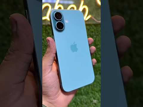 iphone 16 teal colour 😍 #shorts #iphone
