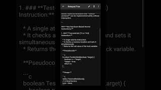 ⚙️ Hardware Support for Synchronization in Operating System | Test-and-Set, Compare-and-Swap, XCHG