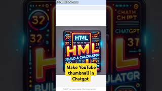 Make YouTube thumbnail in Chatgpt #youtubethumbnailkaisebanaye #youtubethumbnail #chatgpt #youtube